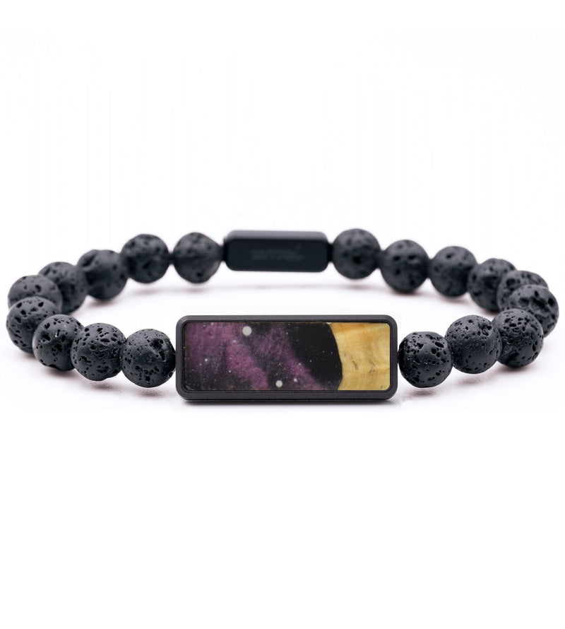 Lava Bead Wood Bracelet - Haylee (Cosmos, 808169)