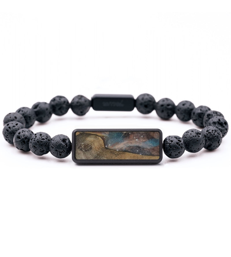 Lava Bead Wood Bracelet - Suzanne (Cosmos, 808175)