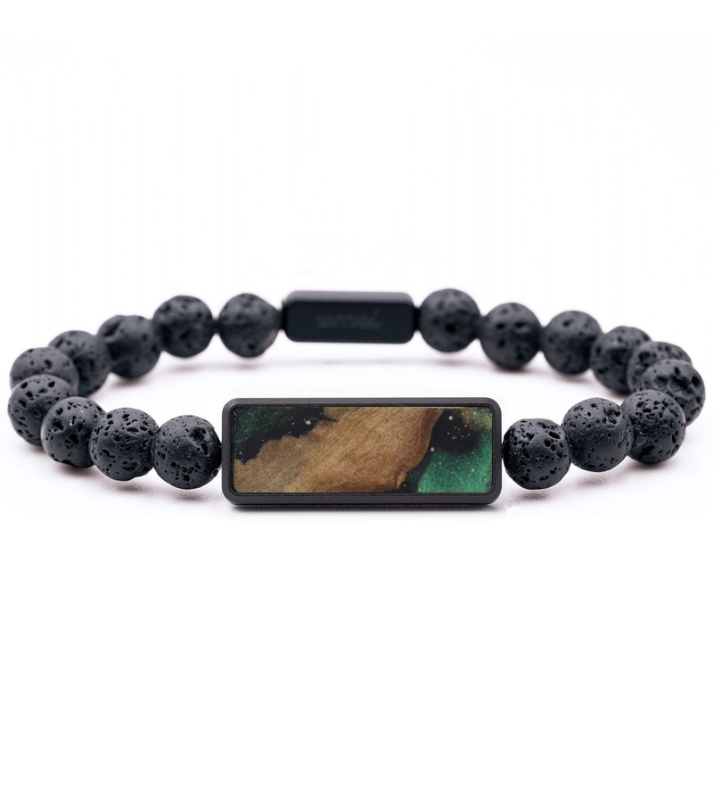 Lava Bead Wood Bracelet - Chloe (Cosmos, 808177)