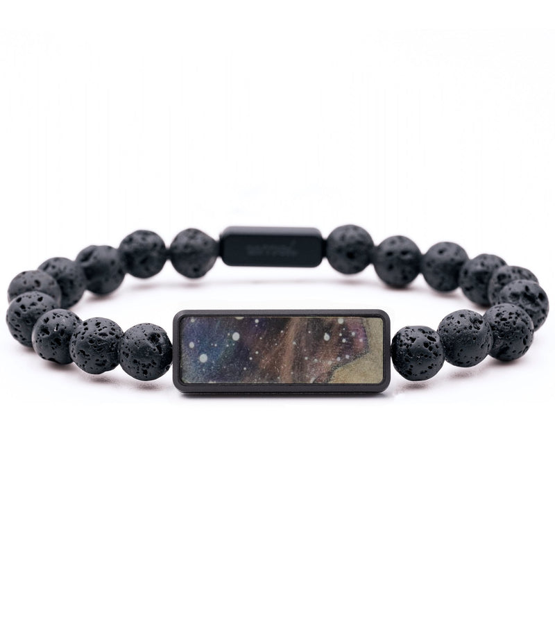 Lava Bead Wood Bracelet - Rhonda (Cosmos, 808182)