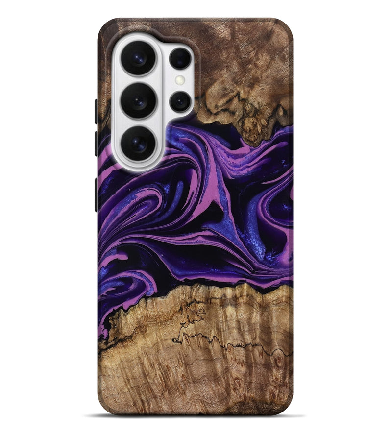Galaxy S26 Ultra Wood Live Edge Phone Case - Adella (Purple, 808304)