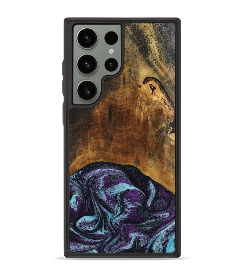 Galaxy S23 Ultra Wood Phone Case - Olaf (Purple, 808333)