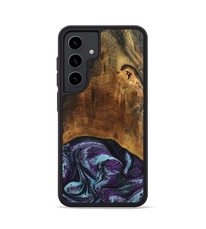 Galaxy S24 Wood Phone Case - Olaf (Purple, 808333)