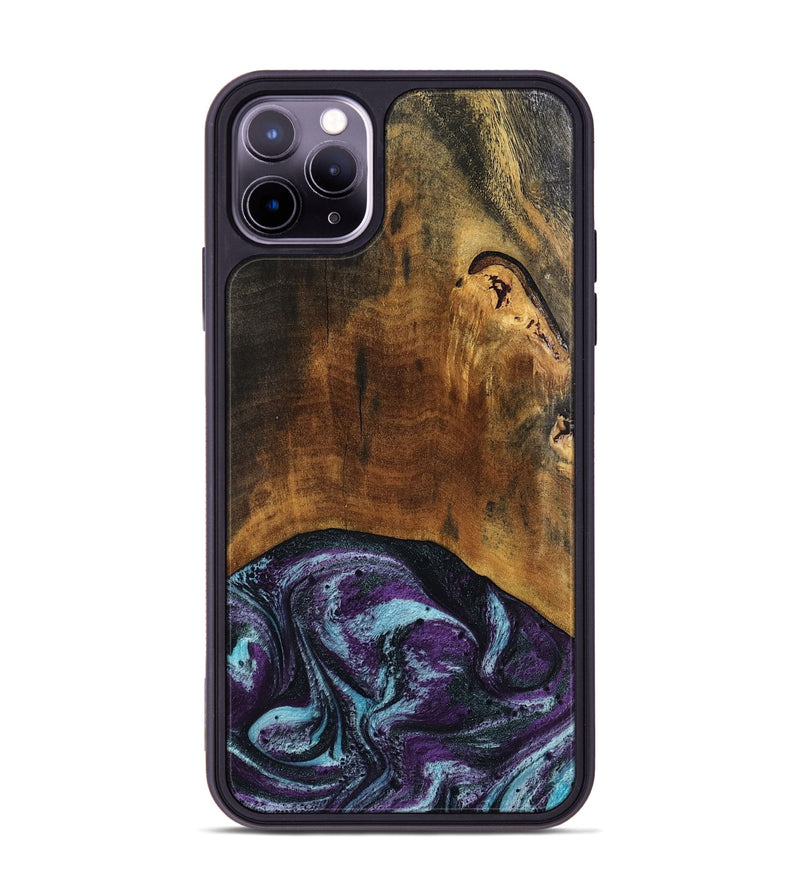 iPhone 11 Pro Max Wood Phone Case - Olaf (Purple, 808333)