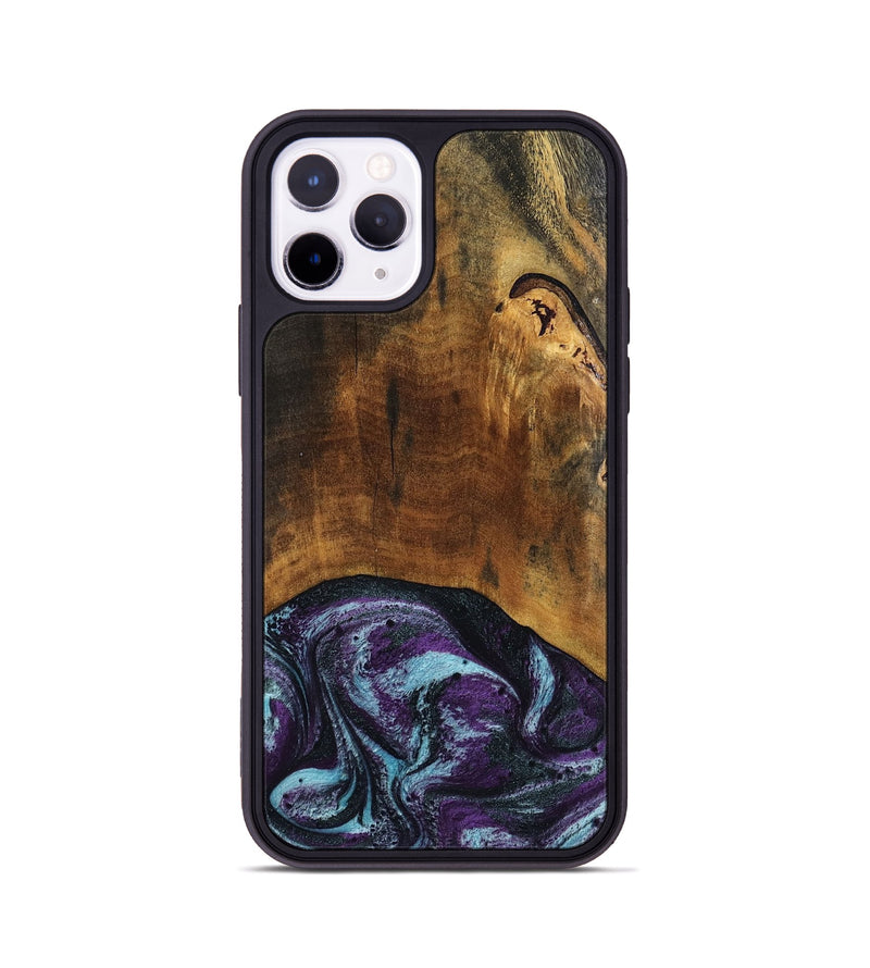 iPhone 11 Pro Wood Phone Case - Olaf (Purple, 808333)