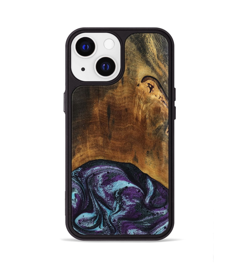 iPhone 13 Wood Phone Case - Olaf (Purple, 808333)