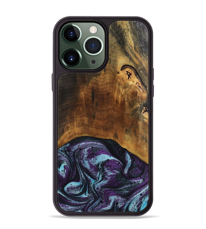 iPhone 13 Pro Max Wood Phone Case - Olaf (Purple, 808333)