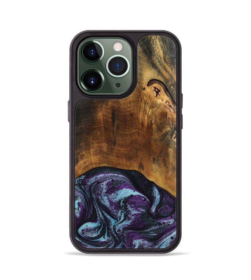 iPhone 13 Pro Wood Phone Case - Olaf (Purple, 808333)