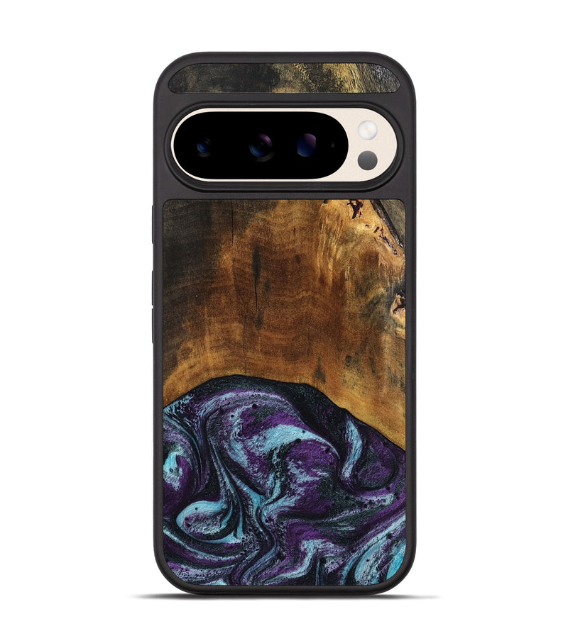Pixel 10 Wood Phone Case - Olaf (Purple, 808333)