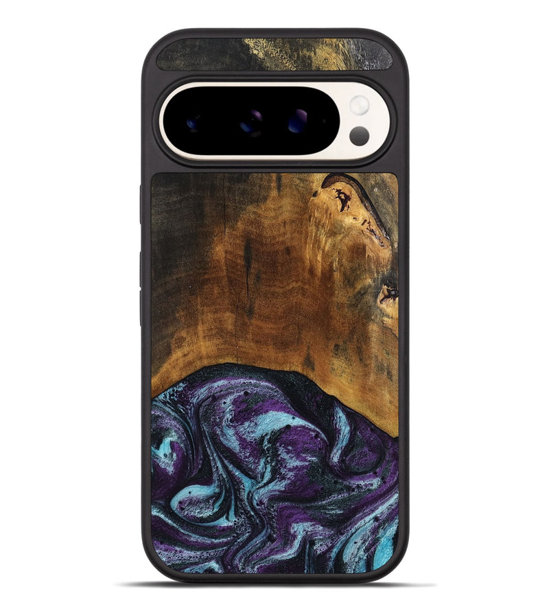 Pixel 9 Pro XL Wood Phone Case - Olaf (Purple, 808333)