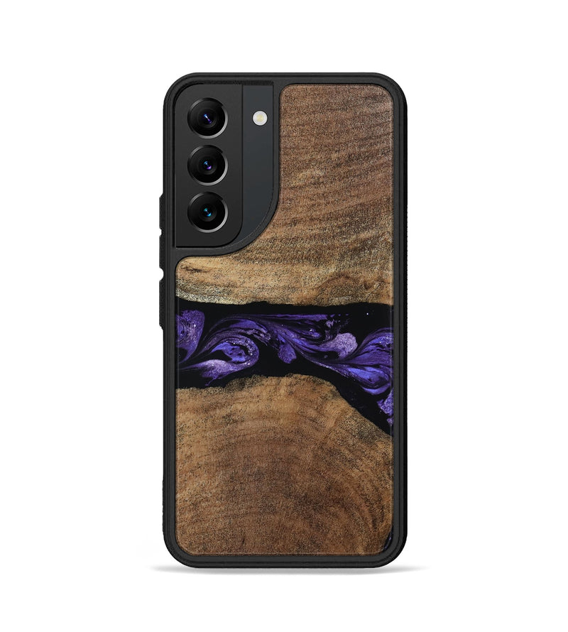 Galaxy S22 Wood Phone Case - Amaia (Purple, 808334)