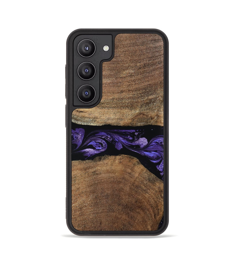 Galaxy S23 Wood Phone Case - Amaia (Purple, 808334)