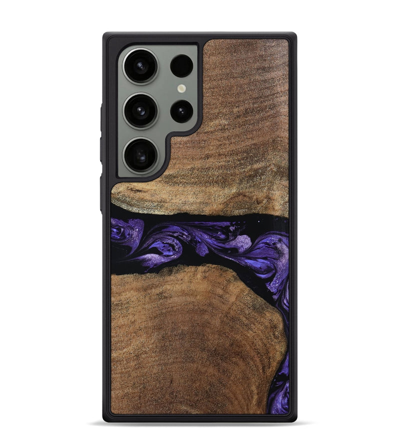 Galaxy S24 Ultra Wood Phone Case - Amaia (Purple, 808334)