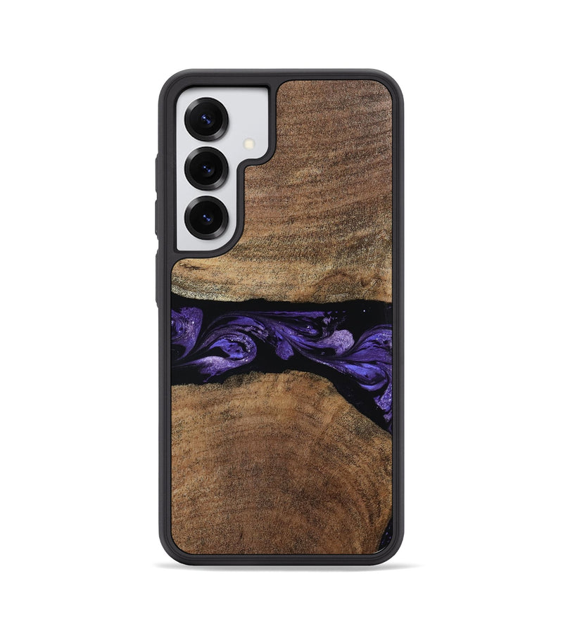 Galaxy S25 Wood Phone Case - Amaia (Purple, 808334)