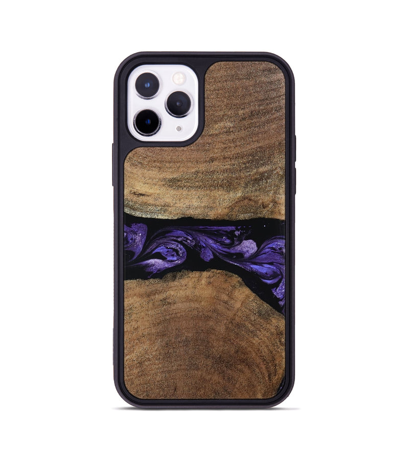 iPhone 11 Pro Wood Phone Case - Amaia (Purple, 808334)