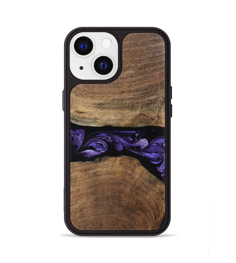 iPhone 13 Wood Phone Case - Amaia (Purple, 808334)
