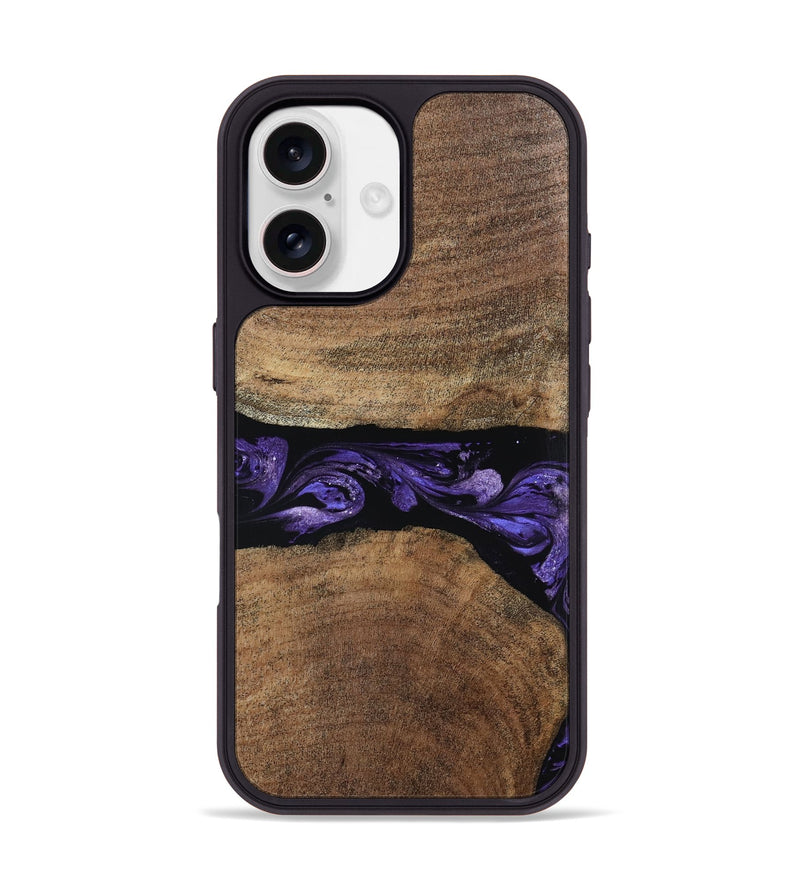 iPhone 17 Wood Phone Case - Amaia (Purple, 808334)