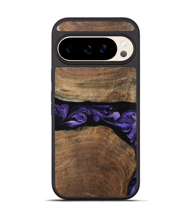 Pixel 10 Wood Phone Case - Amaia (Purple, 808334)