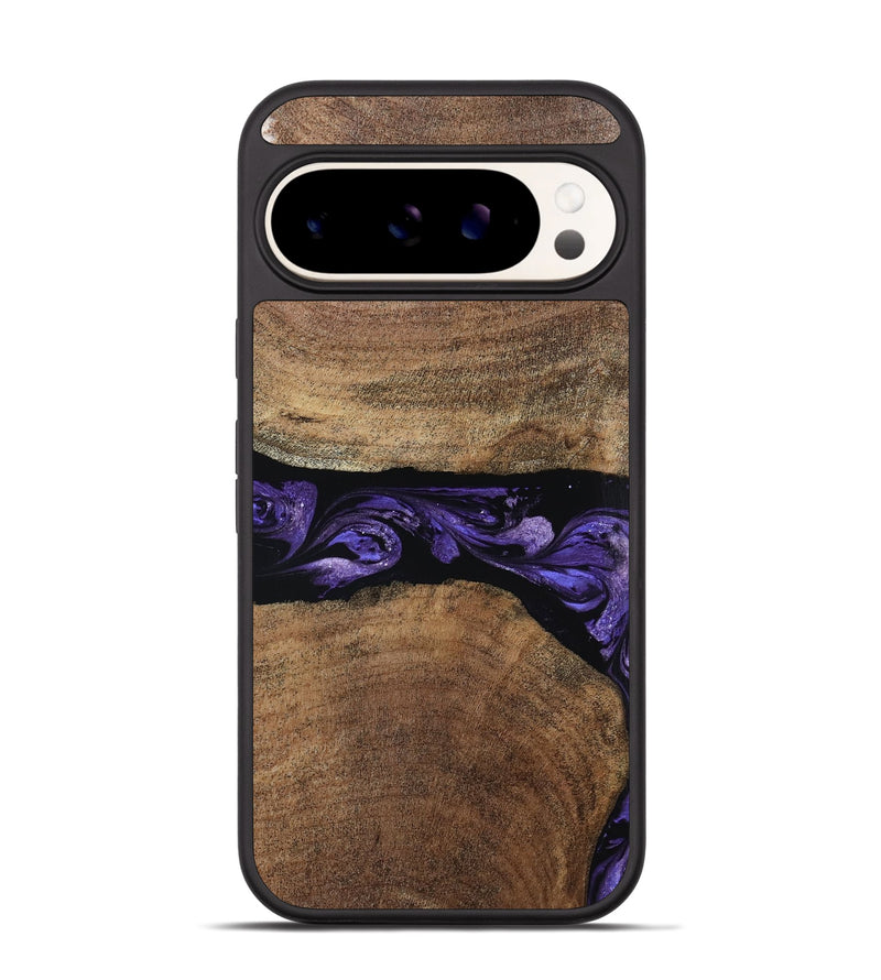 Pixel 9 Pro Wood Phone Case - Amaia (Purple, 808334)