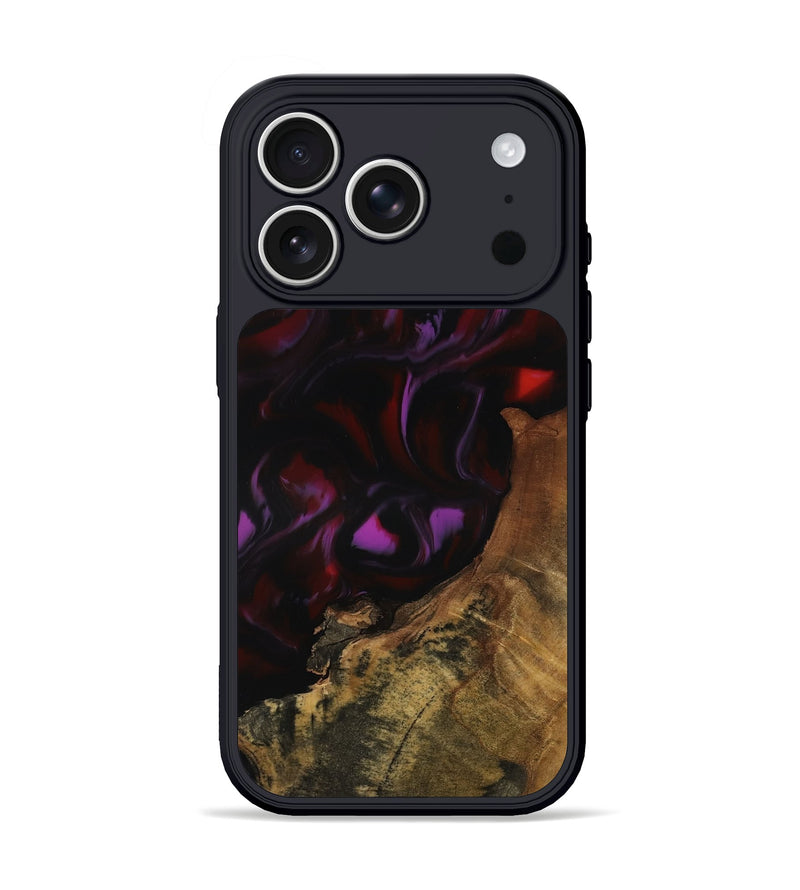 iPhone 17 Pro Wood Phone Case - Zane (Purple, 808336)