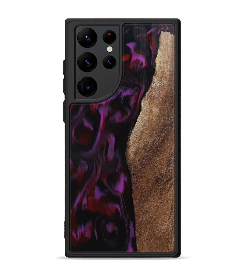 Galaxy S22 Ultra Wood Phone Case - Winnie (Red, 808337)