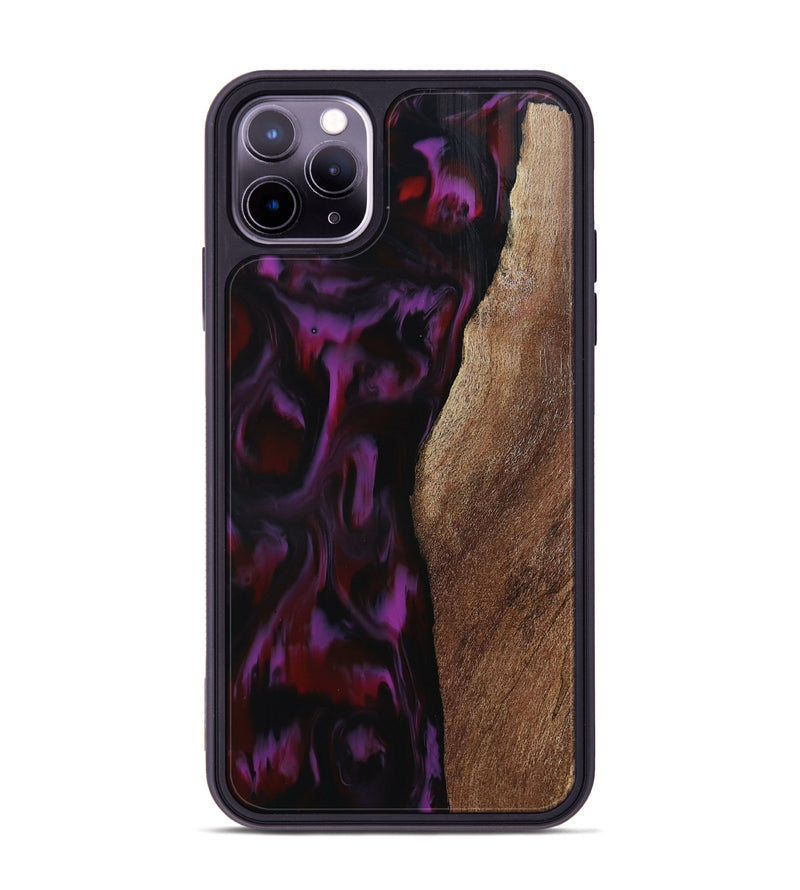 iPhone 11 Pro Max Wood Phone Case - Winnie (Red, 808337)