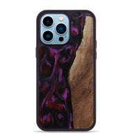 iPhone 14 Pro Max Wood Phone Case - Winnie (Red, 808337)