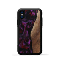 iPhone Xs Wood Phone Case - Winnie (Red, 808337)