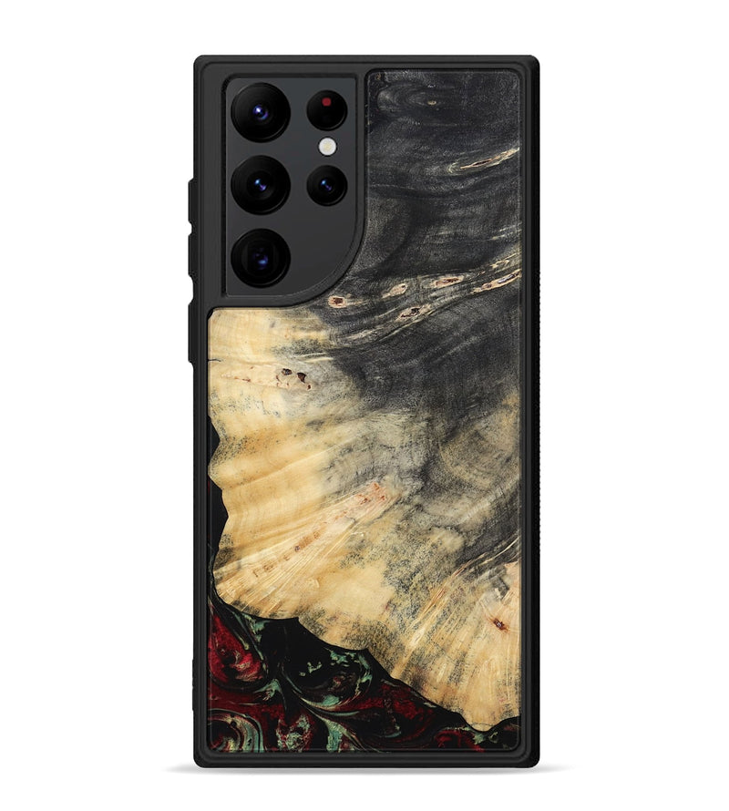 Galaxy S22 Ultra Wood Phone Case - Reyna (Red, 808339)