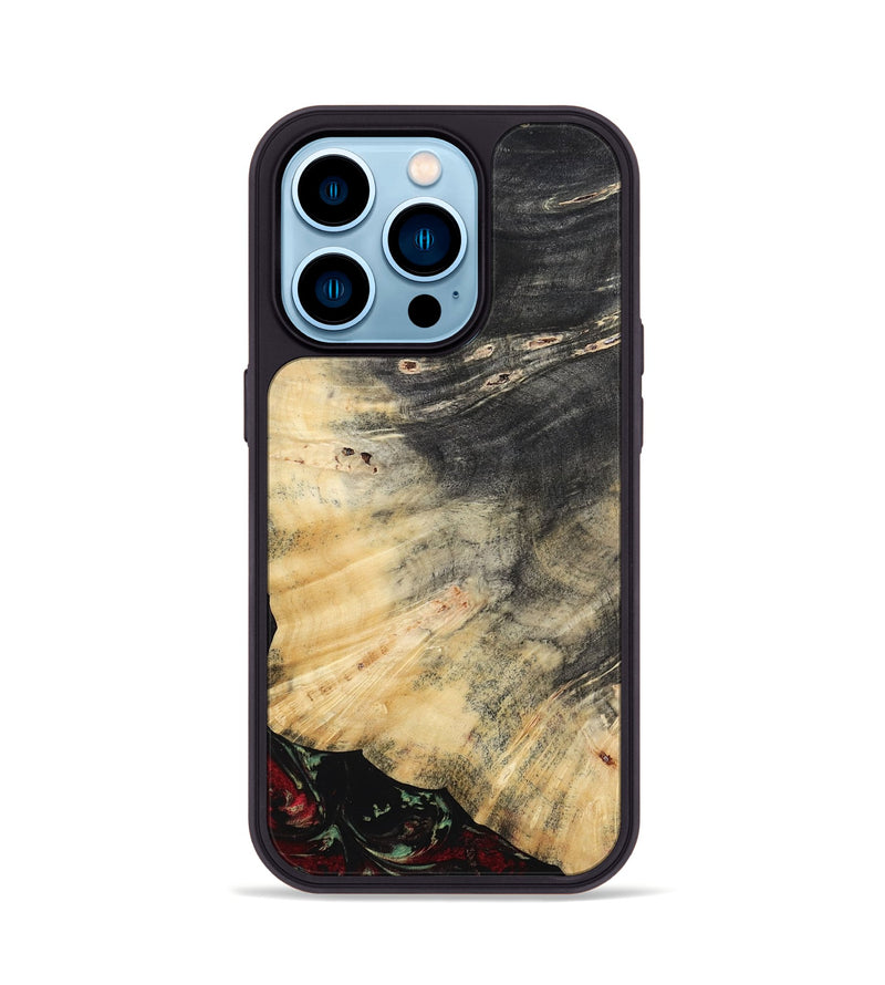 iPhone 14 Pro Wood Phone Case - Reyna (Red, 808339)