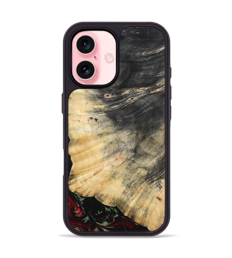 iPhone 16 Wood Phone Case - Reyna (Red, 808339)