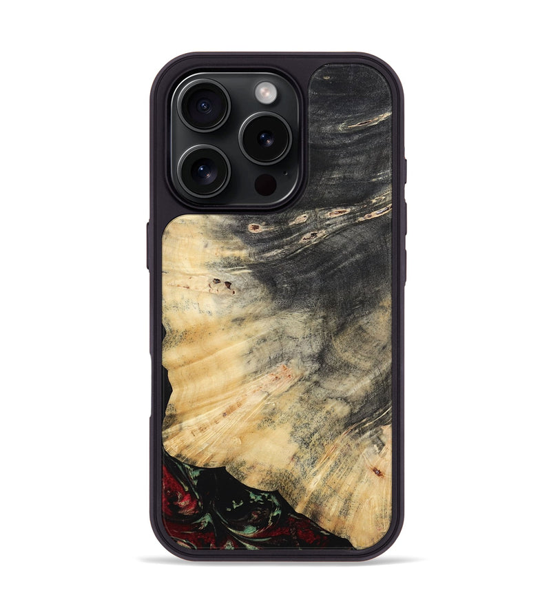iPhone 16 Pro Wood Phone Case - Reyna (Red, 808339)