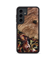 Galaxy S24 Wood Phone Case - Cari (Red, 808340)