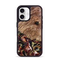 iPhone 17 Wood Phone Case - Cari (Red, 808340)