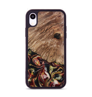 iPhone Xr Wood Phone Case - Cari (Red, 808340)