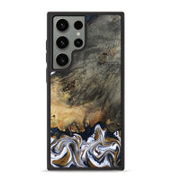 Galaxy S23 Ultra Wood Phone Case - Florian (Teal & Gold, 808362)