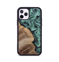 iPhone 11 Pro Wood Phone Case - Jaida (Green, 808385)