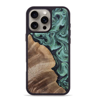 iPhone 16 Pro Max Wood Phone Case - Jaida (Green, 808385)