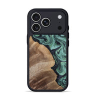 iPhone 17 Pro Wood Phone Case - Jaida (Green, 808385)