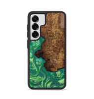 Galaxy S25 Wood Phone Case - Donnie (Green, 808386)