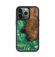 iPhone 13 Pro Wood Phone Case - Donnie (Green, 808386)