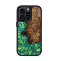 iPhone 15 Pro Wood Phone Case - Donnie (Green, 808386)