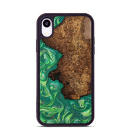 iPhone Xr Wood Phone Case - Donnie (Green, 808386)