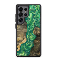 Galaxy S25 Ultra Wood Phone Case - Yaakov (Green, 808387)