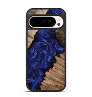 Pixel 9 Wood Phone Case - Joe (Blue, 808393)
