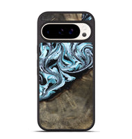 Pixel 9 Wood Phone Case - Alia (Blue, 808395)