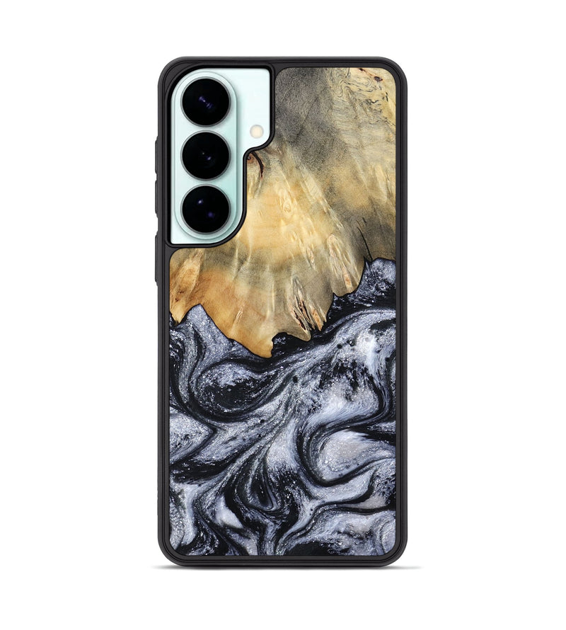Galaxy S26 Plus Wood Phone Case - Luna (Black & White, 808397)