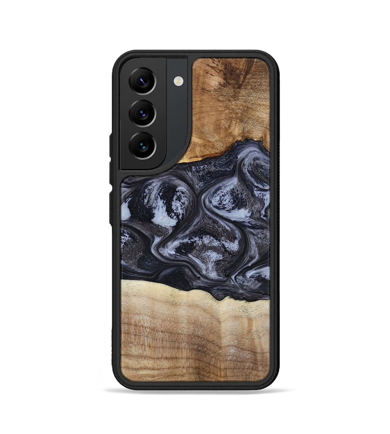 Galaxy S22 Wood Phone Case - Jolene (Black & White, 808398)