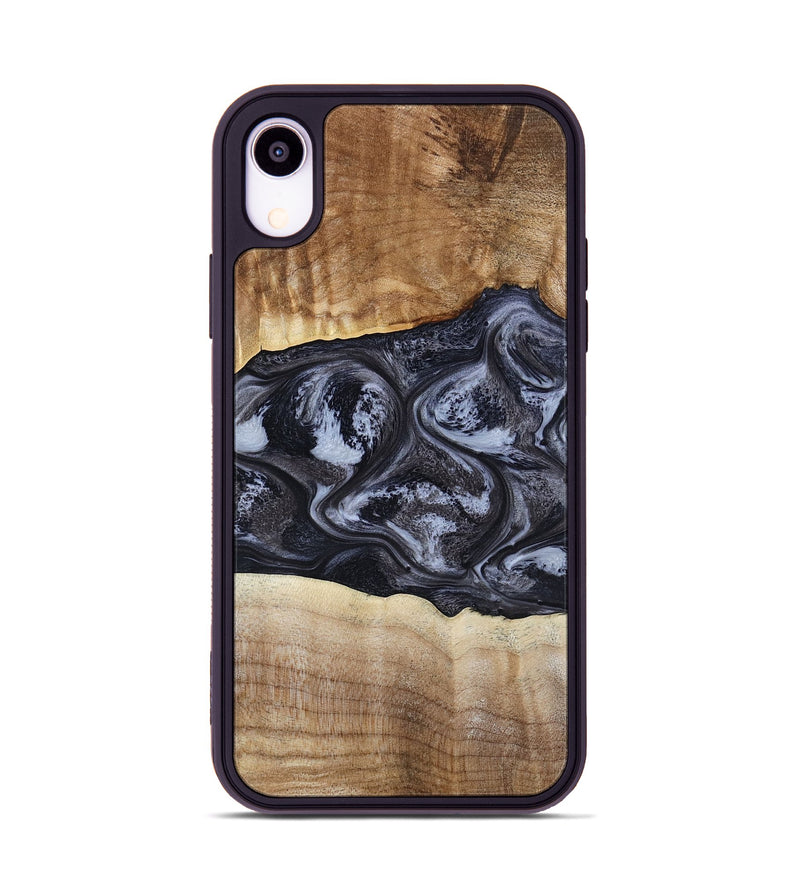 iPhone Xr Wood Phone Case - Jolene (Black & White, 808398)