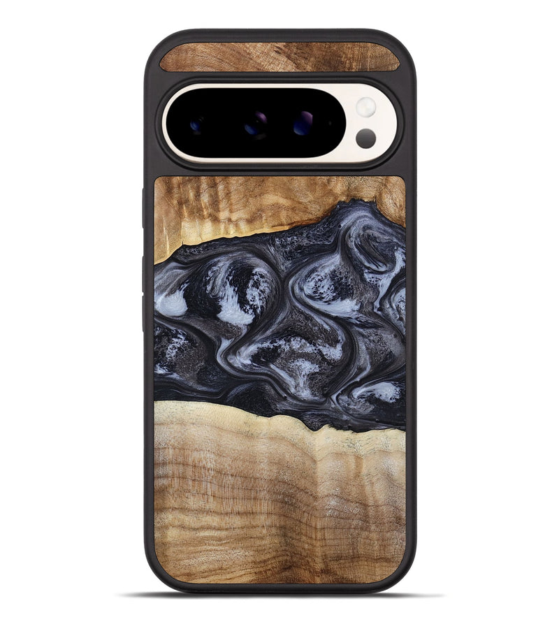 Pixel 10 Pro XL Wood Phone Case - Jolene (Black & White, 808398)